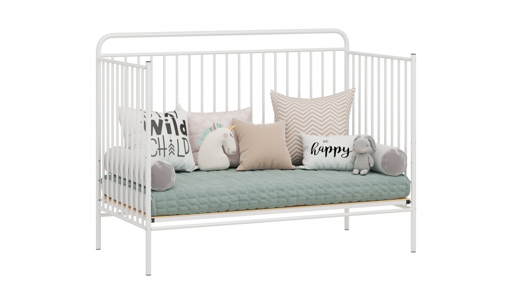 0002471.1 Metal convertible cot bed Polini kids Vintage 400, white_42.jpg